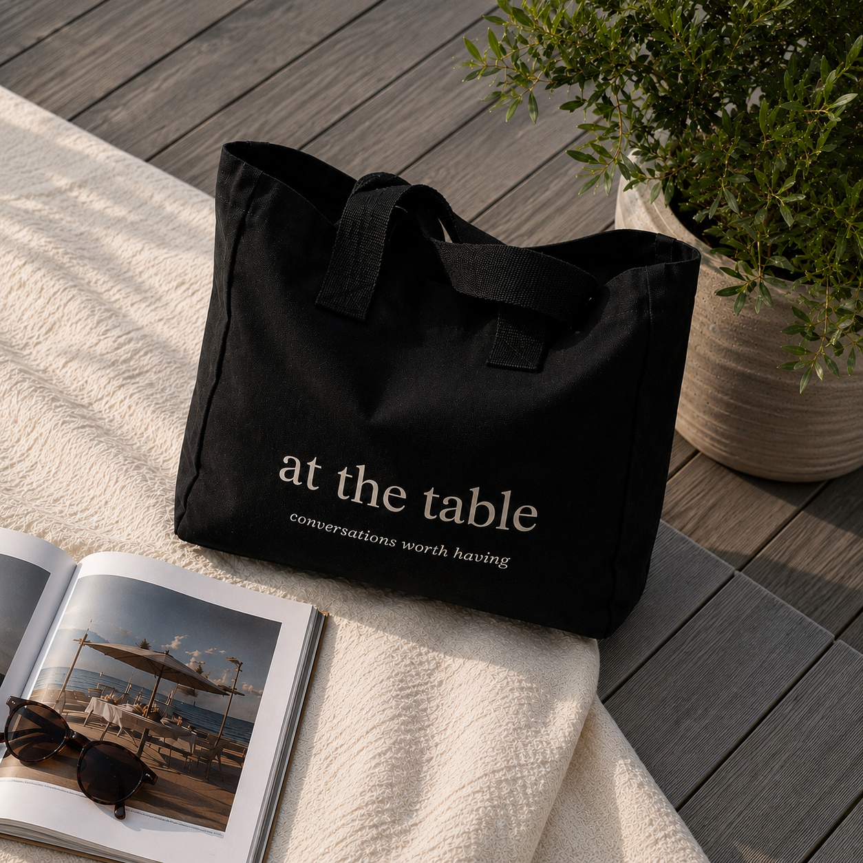 Tote bag black